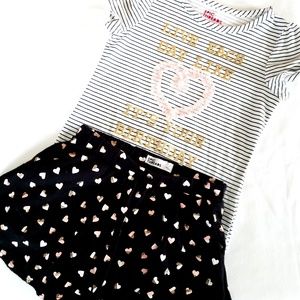 Epic Threads || Shirt + Heart Skirt Outfit